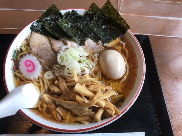 「特製中華そば　950円　大盛100円　メンマ100円」@中華そば 金ちゃんの写真