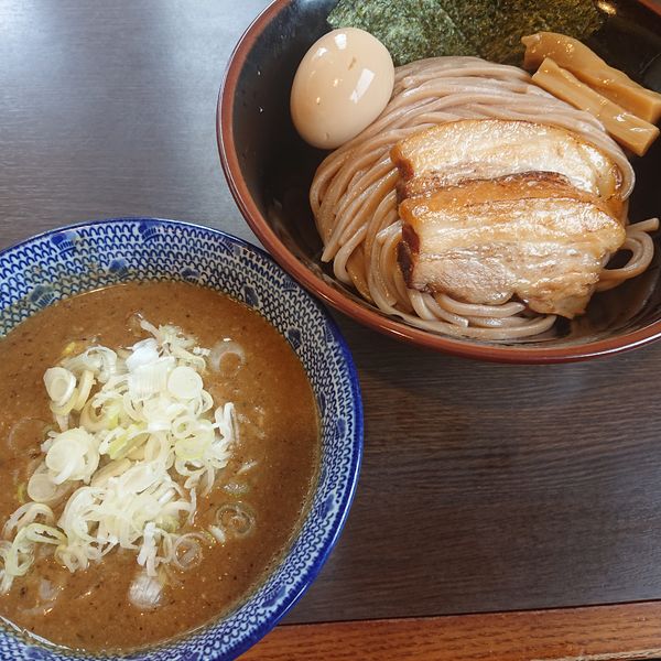 「特製つけ麺(並盛)1180円」@つけ麺 弥七の写真