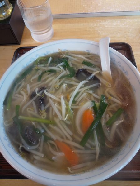 「もやしラーメン560円」@ぎょうざの満洲 所沢東口店の写真