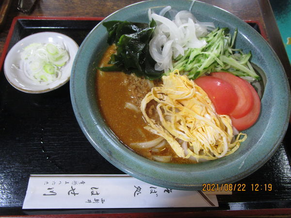 「冷しゴマ味噌うどん 900円」@蕎麦処 はせ川 西新井大師 本店の写真