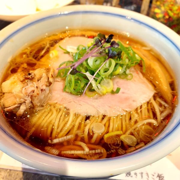 「REGULAR醤油ラーメン(細麺・大盛)＋白飯」@駄目な隣人の写真