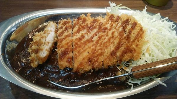「ミルカツ カレー 中700円+辛1 20円」@金沢ミルカツカレー おちゃのみずの写真