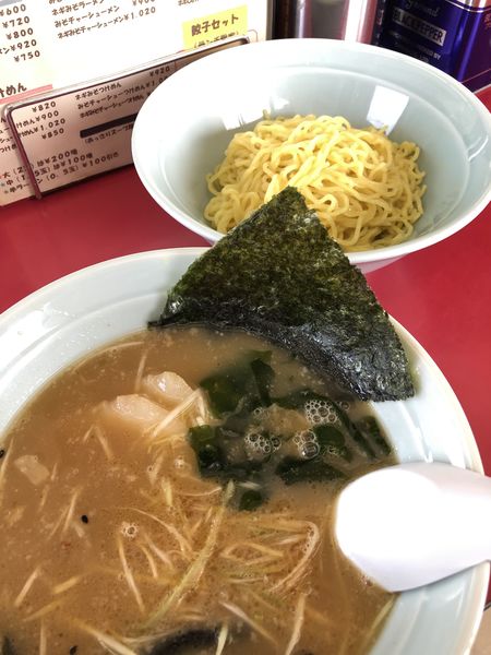 「ネギチャーシューつけめん」@ラーメンショップ 前ヶ崎店の写真