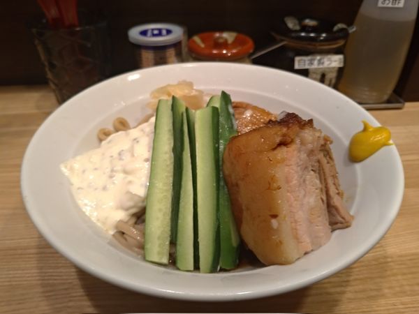 「すごい冷やし中華＋大盛＋豚マシ￥1000＋￥100＋￥250」@すごくおいしいまぜそばができたのでぜひともあなたに食べてほしいの写真