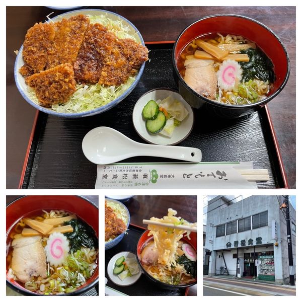 「ソースかつ丼セット 1230円」@若松食堂の写真