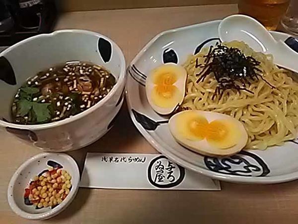 「玉子ざるらーめん　900円」@与ろゐ屋の写真
