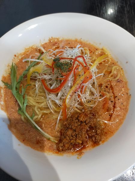 「トマト担々麺」@白河多加水麺 奥我の写真