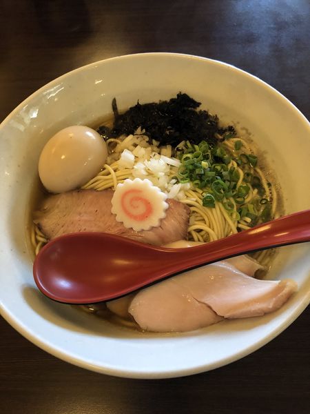 「特製煮干そば850円➕味玉100円」@麺屋 烈の写真