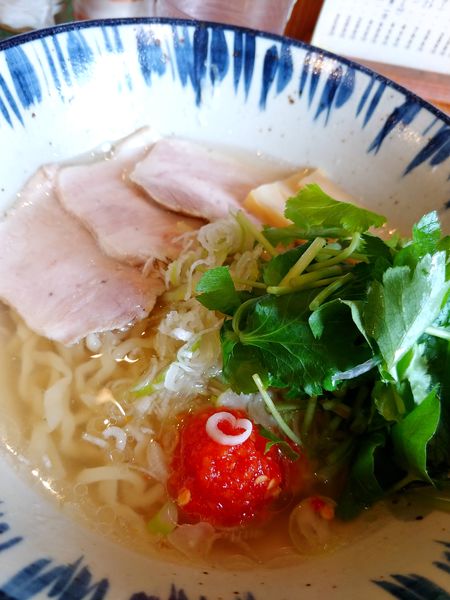 「赤ゆず山塩らーめん」@会津山塩らーめん 塩々の写真