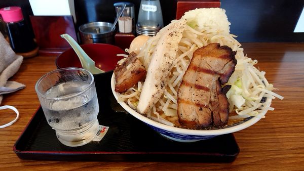 「特製ふじ味噌麺 大盛 野菜増し」@優勝軒 柏店の写真