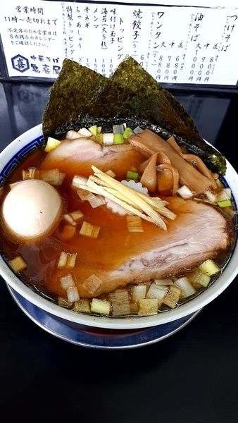 「特製中華そば」@中華そば 亀喜屋の写真