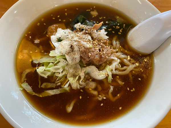 「特濃煮干しラーメン」@うどん屋 源さんの写真