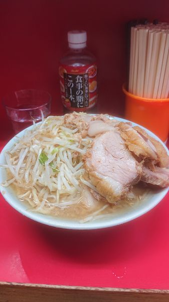 「大豚W  ニンニク  アブラ  カラメ」@ラーメン二郎 三田本店の写真