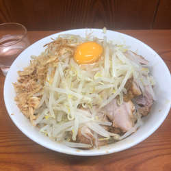 小ラーメン汁なしヤサイニンニク