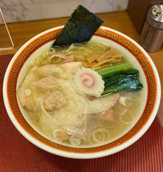 「塩中華そば¥830 with ワンタン3個¥150」@麺創庵 砂田の写真