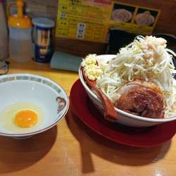 ラーメン小　生玉子　野菜マシ・アブラマシ