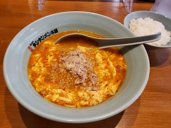 「タンタンメン挽肉W 半ライス」@元祖ニュータンタンメン本舗 蒲田西口店の写真