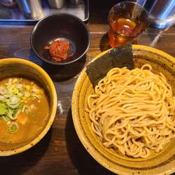 海老つけ麺(大盛)+辛玉