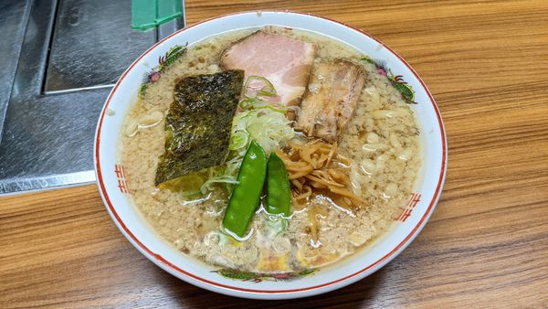 「あごだしラーメン　中」@中華そば 太平楽 六丁の目店の写真