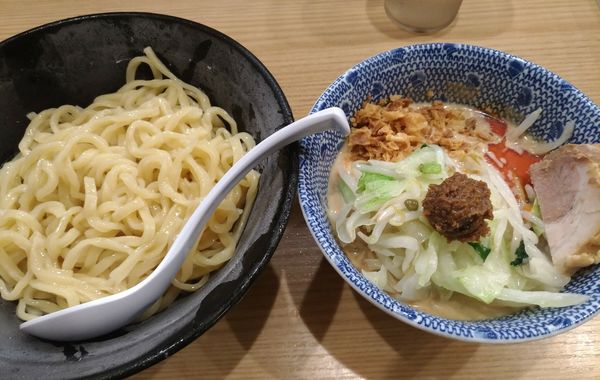 「冷やしゴマ味噌つけ麺」@東京タンメン トナリ 西葛西店の写真