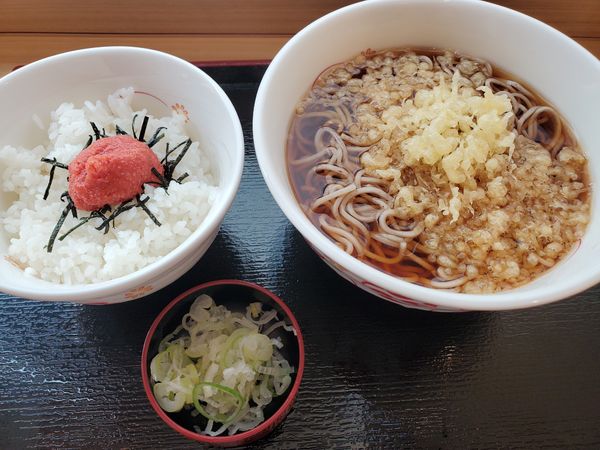 「朝食・明太子ご飯セット・温」@いろり庵きらく 関内店の写真
