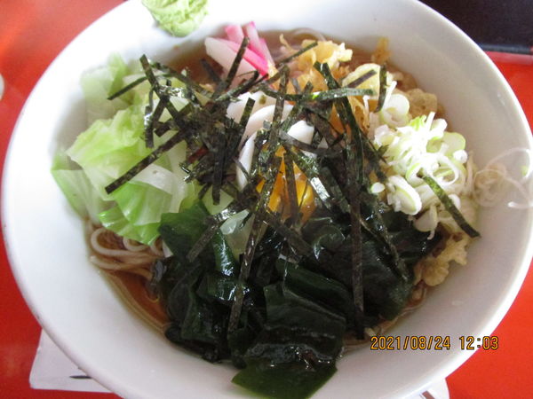 「冷やしたぬき蕎麦 750円」@信州の写真