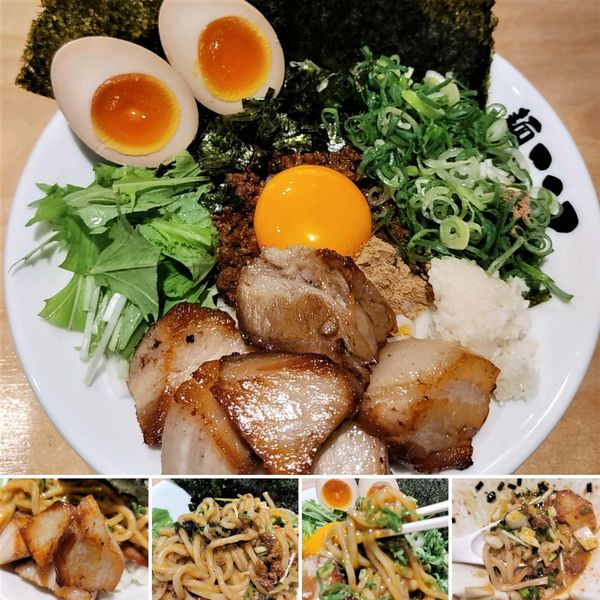 「全部乗せカレー台湾まぜそば　1280円」@麺屋 こころ 上野店の写真