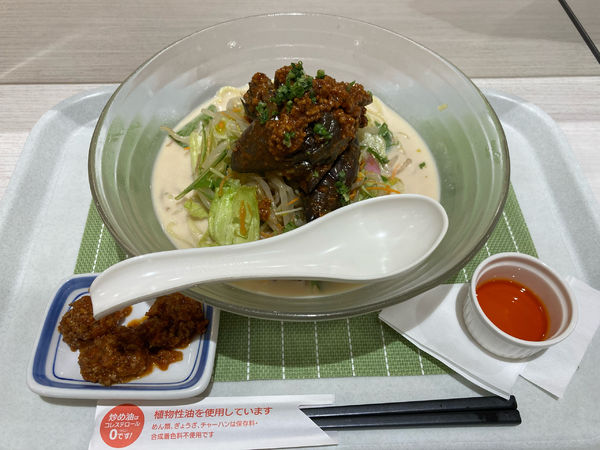 「［期間限定］冷やしちゃんぽん　麻婆茄子＋3辛」@リンガーハット イオン松山店の写真