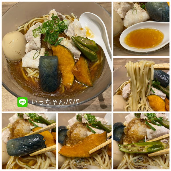 「豚の冷しゃぶと夏野菜の冷やしぶっかけ 850円他」@カッパラーメンセンターの写真