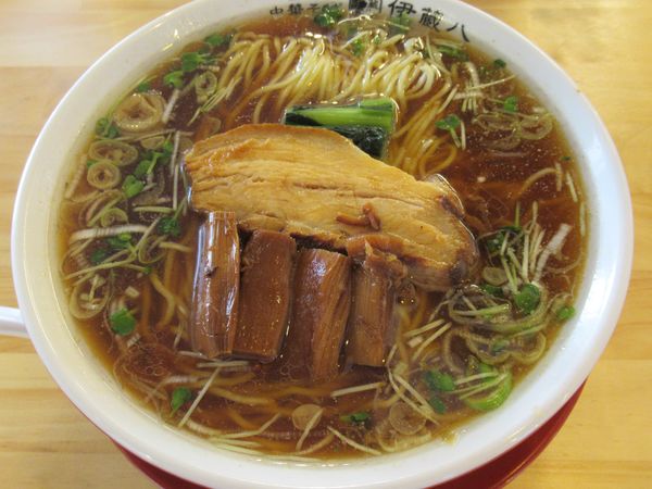 「朝中華そば（590円）」@築地の中華そば 伊蔵八の写真