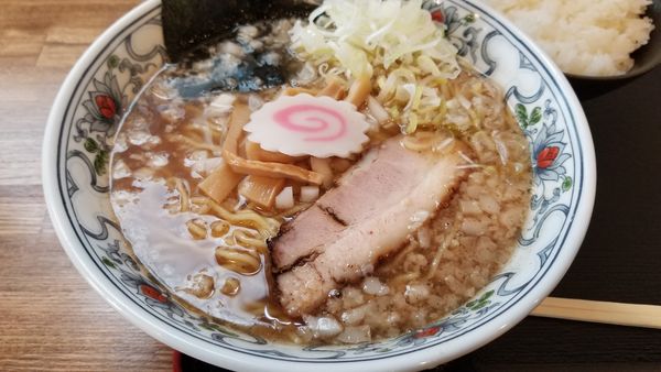 「限定　背脂魚介中華そば」@丸山中華蕎麦店の写真