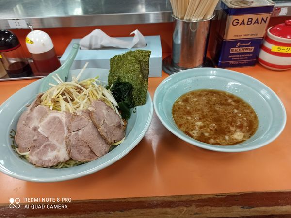 「ネギチャーシューつけ麺」@ラーメンショップ 成瀬が丘店の写真