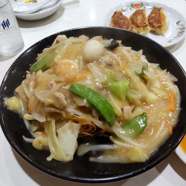 「揚げそば（￥660）」@餃子の王将 蒲田東口店の写真