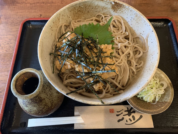 「納豆そば 750円」@手打ちそば いなくらの写真