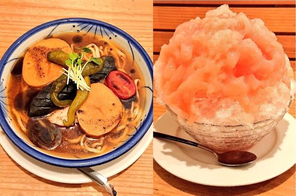 「京番茶の冷やしらーめん、など」@ねいろ屋の写真