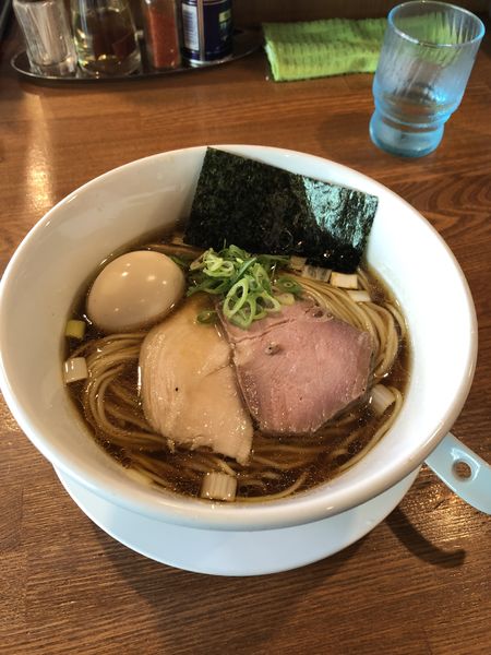 「味玉中華そば（大盛）＋和え玉」@麺屋 藤むらの写真