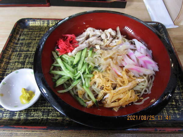 「五目冷し中華蕎麦 900円」@福やの写真