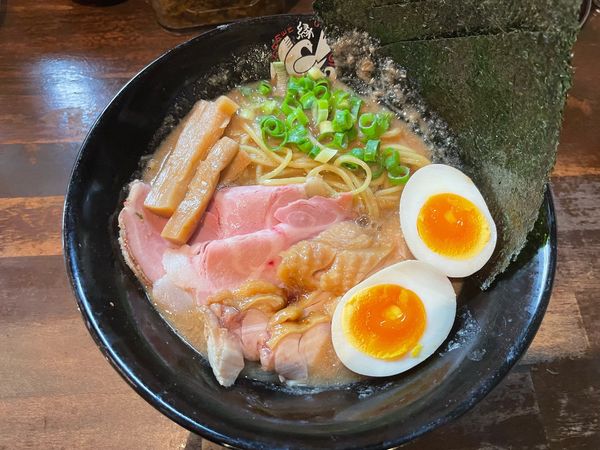 「全乗せポタチキそば」@縁乃助商店の写真