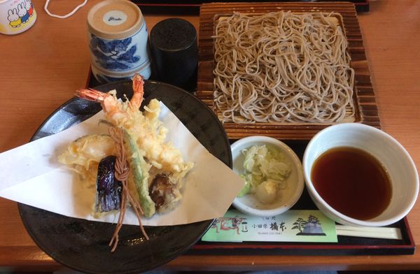 「天ざる 大盛り」@そば処 橋本 本店の写真