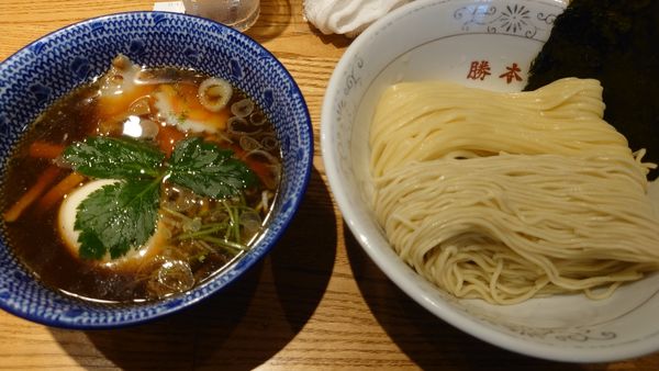 「味玉清湯つけそば」@つけそば 神田勝本の写真