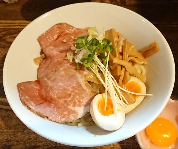 「油そば＋特増し＋生玉子」@燦燦斗の写真