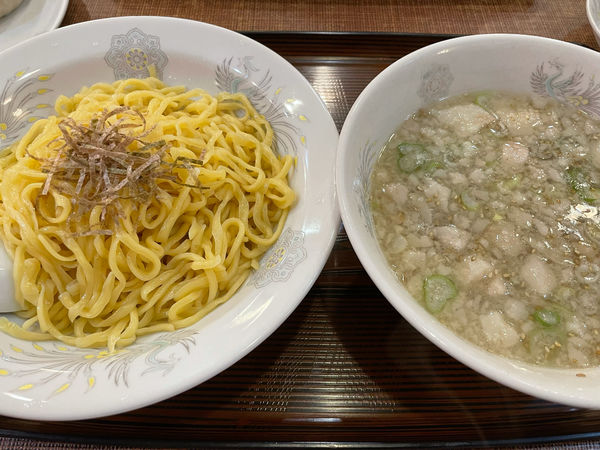 「塩つけ麺600円、こってり260円。」@珍來 梅島店の写真