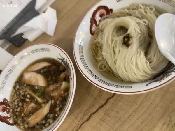 「つけそば(腕刀)煮バラチャーシュー増し900➕200円」@RAMEN WANTOの写真