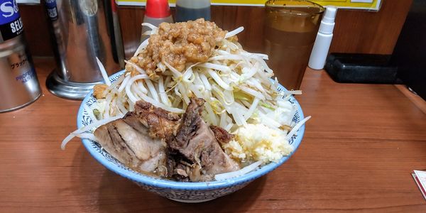 「小250ｇ全増し750円」@松木田田の写真