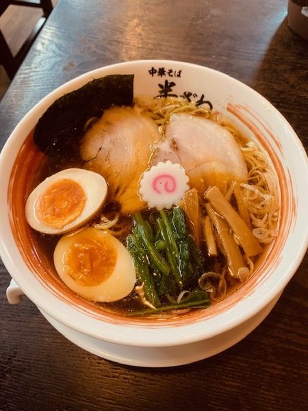 「中華そば（醤油） 780円　味玉クーポン利用」@中華そば 半ざわの写真