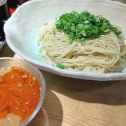 【限定】魚介と胡麻豆乳のピリ辛冷しつけ麺