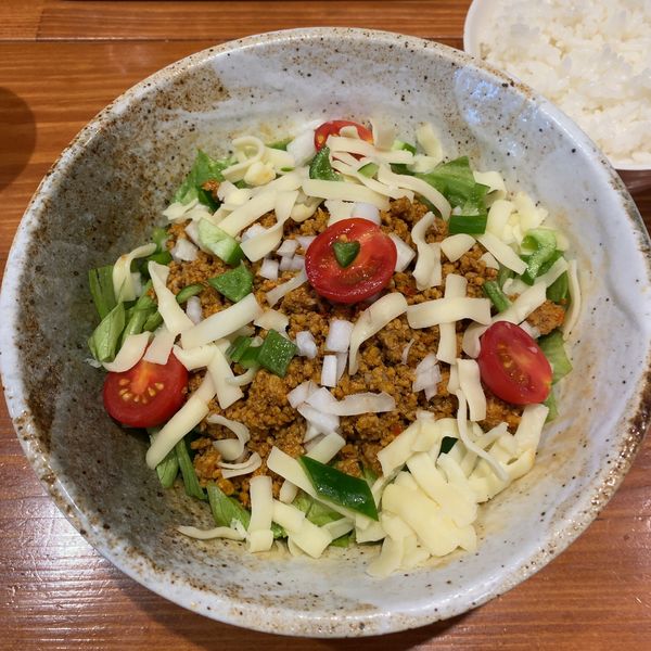 「【限定】タコまぜそば800円」@麺屋 真心の写真