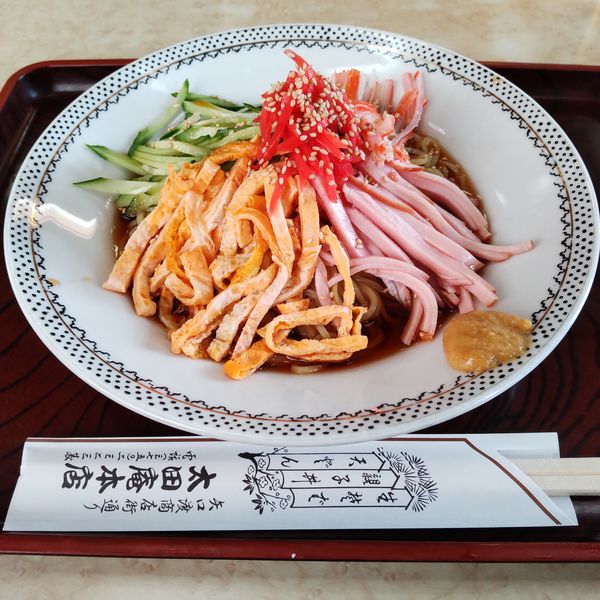 「【夏季限定】冷し中華そば（￥850）」@そば処 太田庵の写真