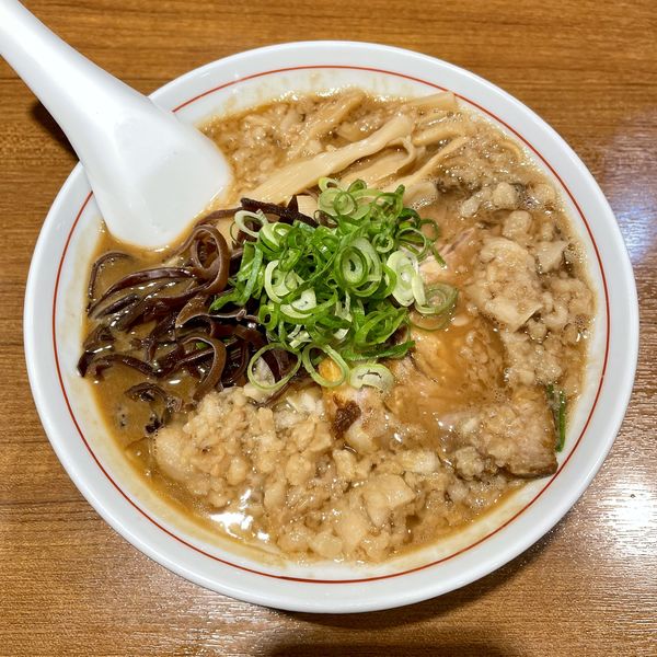 「【限定①】豚骨醤油ら〜めん ￥800」@寿製麺よしかわ 川越店の写真