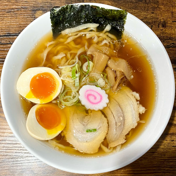 「さのいちラーメン 無料試食券（味玉＋100円）」@麺屋さのいちの写真
